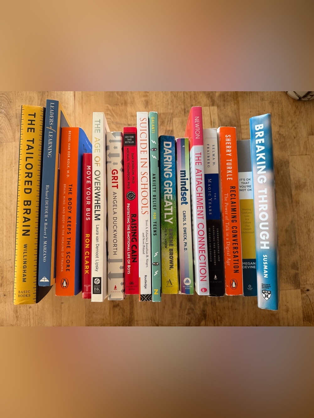 School Counselors Collection of Mental Health Subject Books. (Lot of 16)